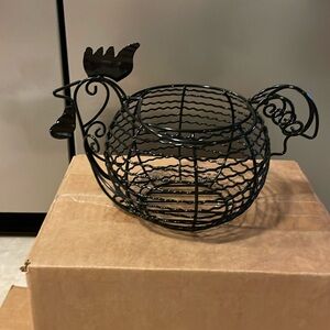 Black small wire basket